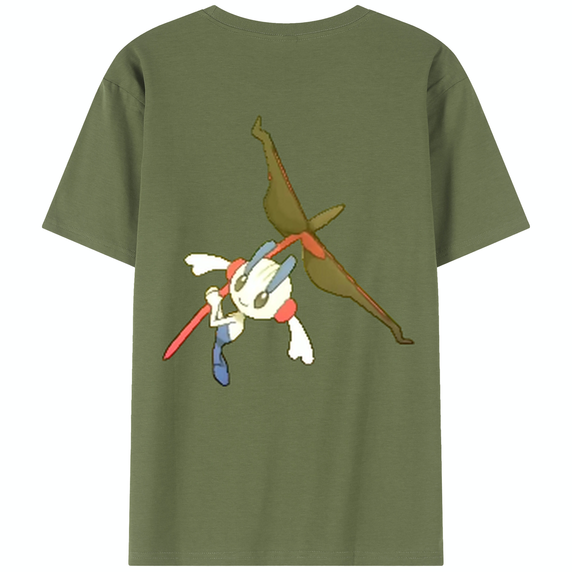（画像用） ポケットモンスター Pokémon 綿100％半袖Tシャツ（背面プリント）